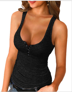 NOUVEAU Style 2024 – Débardeur formel court et ajusté pour femme, respirant et écologique, avec logo personnalisé imprimé, en tissu polyester/coton - Product Image 3
