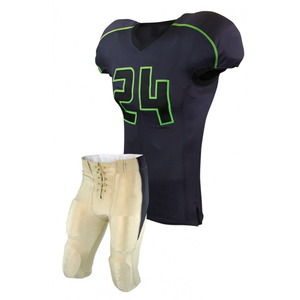 2025 personnalisé Football américain et Rugby porter respirant à manches courtes maillot jeunesse taille XL vente en gros Sublimation imprimé ensembles - Product Image 6