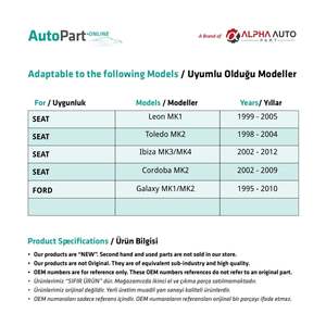 เพลาจุดระเบิดสำหรับ Volkswagen, Audi, Skoda, ที่นั่ง, Ford (จัดส่งจากผู้ผลิตไก่งวง) รหัสสินค้า: IL2208 - Product Image 4