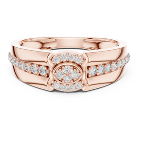 Bague fantaisie en diamant rond pour hommes IGI certifié pierre de laboratoire bijoux de mode de luxe acheteurs en gros et au détail - Product Image 3