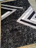 Großhandel Adiva Moderne Gewebte Polypropylen Hochflor-Teppiche mit Abstraktem Muster, Maschinell Gefertigt, Fleckresistent, Mittelgroßer Teppich