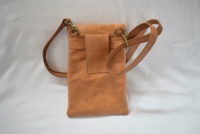 Moroccansoul MA Modèle 772 Pochette portable en cuir véritable - Toutes saisons