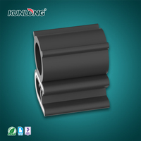Bande d'étanchéité en caoutchouc EPDM MFT-002, noire, résistante aux intempéries, pour chambres d'essai, boîtiers industriels et armoires électriques