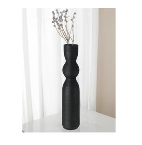 Florero de hierro de diseño antiguo hecho a mano con base fuerte y cuello curvo para una elegante decoración floral - Product Image 6