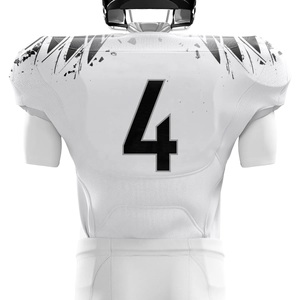 Vente en gros de haute qualité multi-design uniformes de football américain pour les jeunes hommes manches courtes XL ensembles légers - Product Image 3