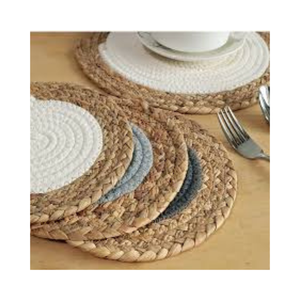 Best Seller Eco Friendly Products 2024 Wholesale Natural <b>Round</b> WATER HYACINTH <b>PLACEMATS</b> - Product Image 4