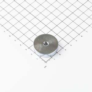 Gripper piatto in neodimio Ø32x7mm con recessione conica - Product Image 1