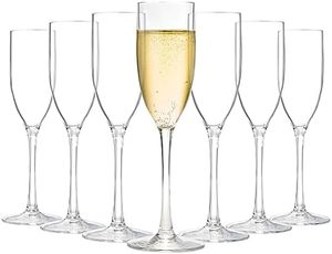 Flûte de luxe 150 ml en acrylique sans plomb pour mariages et fêtes, option logo personnalisé, écologique et réutilisable, fabriquée en Inde 2025 - Product Image 2