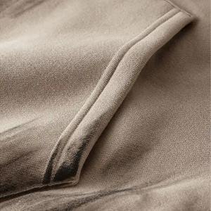 Haute densité imprimé brodé uni teint hiver Vintage coton personnalisé hommes acide lavage à capuche en gros - Product Image 3