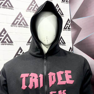 Sudaderas con Capucha y Cuello Redondo para Hombre, de Alta Calidad, Estilo Urbano, Estampado Puff, 100% Algodón, Corte Regular, Felpa Francesa, 420G, Logotipo Personalizado - Product Image 5
