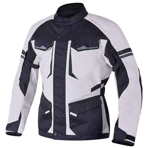 Veste textile Cordura personnalisée de protection pour l'hiver pour motocyclette Tissu polyester/nylon respirant Manches longues Logo et design personnalisés - Product Image 2