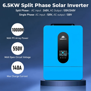 ชุดโซลาร์เซลล์ Attractive-Sales Power SGM-655M 6.5kW แบบออฟกริด พร้อมแผงโซลาร์เซลล์ 2.22kW แบตเตอรี่ 5.12kWh-10.24kWh แรงดันไฟฟ้า 120/240V มีสินค้าในสต็อก - Product Image 6