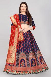 เสื้อเบลาส์ปักลายผ้าแจ็คการ์ดสำหรับผู้หญิงสไตล์แฟนซีเสื้อเบลาส์ปักลายกึ่งเก๋ - Product Image 5