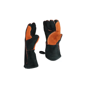 Nuevos guantes de soldadura de cuero personalizados, diseño de Palma de pistola, nuevo estilo duradero, precio razonable, precio disponible, guantes de cuero para hombres - Product Image 4