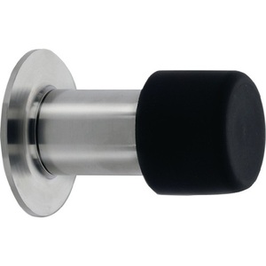 Burg-Waechter TSW 2390/2365 Tampon de porte mural en acier inoxydable mat, longueur 65 mm, lot de 5 - Décoration et accessoires de bureau - Product Image 1