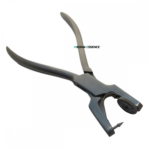 CE Approved Stainless Steel Ainsworth Dental Instrument Manual Precision Rubber Dam Punch for Cleaning Perforations - Product Image 2