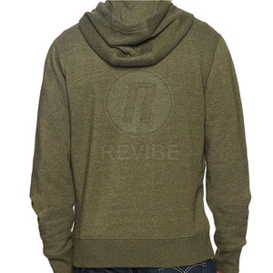 Sweat-shirts à capuche zippés décontractés en coton 100% de haute qualité, tissu lourd en polaire, confort hivernal, fabriqués au Pakistan - Product Image 3