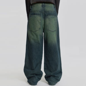 Men's Denim Shorts 2025 Good Quality Baggy Jeans Men's Pants Washed Custom Color Low Price <b>Factory</b> Made Baggy Jeans - Product Image 3