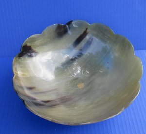 Bol ovale sculpté en corne de buffle, finition brute, étanche, toutes tailles disponibles, Noël, Nouvel An, Fête des Mères, artisanat - Product Image 3