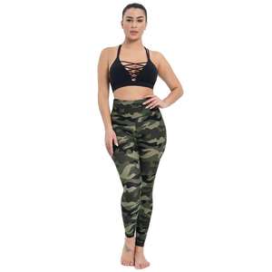 Pantalon de yoga imprimé camouflage XL pour femmes Spandex Leggings extensibles dans les quatre sens sans couture pour Sports Gym Fitness Outwork - Product Image 3