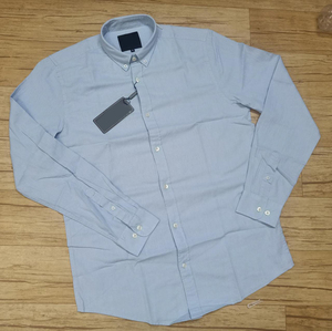 Haute qualité 100% coton Oxford hauts hommes à manches longues affaires chemise formelle Slim Fit doux automne ODM approvisionnement - Product Image 6