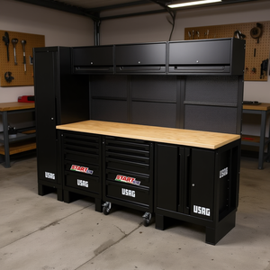 Muebles de Taller Usag con Superficie de Madera para Almacenamiento de Herramientas - Product Image 3