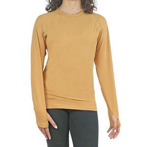 เสื้อกันผื่นสำหรับผู้หญิงแฟชั่นใหม่สำหรับการฝึกออกกำลังกายในยิม - Product Image 2