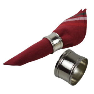 Wholesale Factory Price Silver Hammered Metal Napkin Ring Hotel Wedding <b>Party</b> Dinner <b>Table</b> <b>Decoration</b> Napkin Rings - Product Image 4