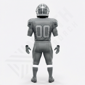 Maillot de football américain personnalisé à manches longues, grande taille, imprimé, technique, 100% polyester, prix compétitif, uniforme de sport - Product Image 2