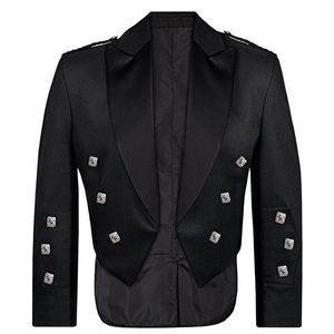 Chaqueta de Vestir Escocesa Formal para Hombre Prince Charlie, 100% Lana, Diseño Sólido, Temporada de Invierno, Servicio OEM Disponible - Product Image 3