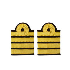 Wholesale Price Epaulettes Manufacturers of Ceremonial Use Machine Embroider Shoulder Epaulettes - Product Image 2