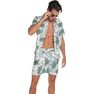 Conjunto corto de alto impacto Diseño informal de verano Tejido de punto de secado rápido Material transpirable Artículo de venta popular OEM de baja tasa - Product Image 4