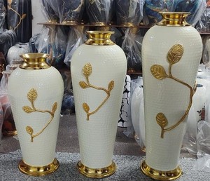 Dernier concepteur en métal dernier élégant nouveau mariage et hôtel décoration et cadeaux nouvelle décoration de la maison Table Vase à fleurs - Product Image 5