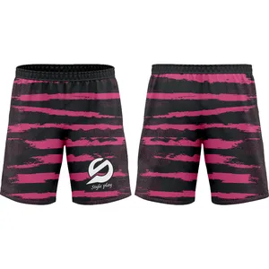 Pink Mid Waist Sublimation Sports <b>Skirt</b> Shorts Women Athletic Skorts Custom OEM - Product Image 2