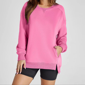 Sweat-shirts pour femmes à séchage rapide, anti-boulochage, respirants, tendance, prix bas, matière douce - Product Image 3