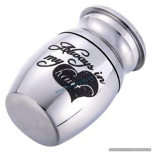 Fancy Pink and Gold Esmalte Acabado Flores Grabado Metal Cenizas humanas Urnas de cremación Accesorios funerarios Suministros a bajo precio - Product Image 5