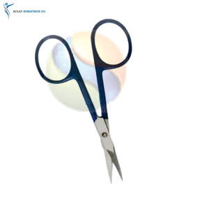 Tijeras para Cutículas de Salón de Belleza Elite, Punta de Flecha Súper Afilada, Diseño Multicolor, Tijeras Curvas de Lujo para Cutículas, Ultra Afiladas - Product Image 4