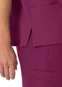 Ensembles de gommage avec logo personnalisé Hauts de costume d'hôpital d'infirmière extensible Ensembles de soins infirmiers Uniformes hospitaliers médicaux - Product Image 4