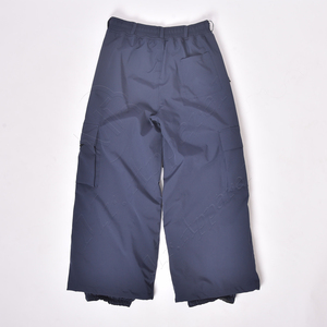 Pantalon de neige unisexe personnalisé de style super baggy 100% polyester nylon tissu isolé imperméable et coupe-vent fermeture à glissière OEM - Product Image 2
