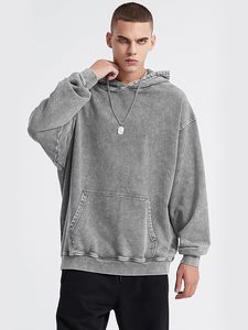 2025 Men's Casual Fashion Joker Sublimation Pullover Hoodie Best Quality Funny Oversized Breathable Design Solid Pattern OEM - Product Image 2