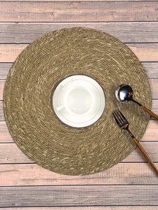 Natural Seagrass Serving Placemats Best for Bed Side for Dining Table Wedding Christmas Decoration Family Gathering Parties - Product Image 5