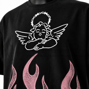 Camiseta Personalizada con Estampado Urbano, Camiseta Gráfica de Algodón Oversize, Fabricante de Ropa OEM ODM - Product Image 6