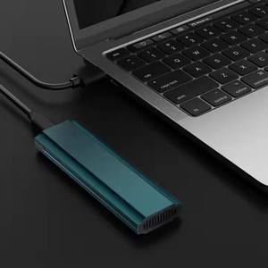 Portable Aluminum M.2 NGFF <b>SSD</b> Enclosure | USB 3.1 10Gbps Type-C <b>External</b> Case for NGFF SATA SSDs - Product Image 3