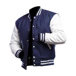 แจ็กเก็ตบอมเบอร์สำหรับผู้หญิงเสื้อแจ็คเก็ตเบสบอลแขนยาวโลโก้ตามสั่ง - Product Image 6