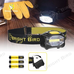 Abs nhựa pin Powered đầu Torch COB đèn pha đèn pin lumens cao <span class=keywords><strong>Led</strong></span> Đèn Pha cho cắm trại săn bắn đi bộ đường dài câu cá - Product Image 2