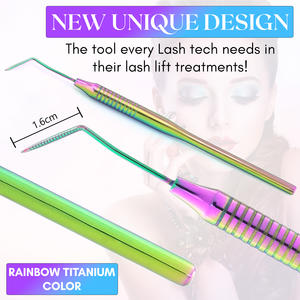 Herramienta Profesional Separadora de Pestañas, Set de Extensión y Lifting de Pestañas de Acero Inoxidable, Herramienta Confiable para Manualidades y Salón de Belleza - Product Image 3