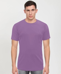 Camiseta minimalista de cuello redondo para hombre más vendida con líneas limpias, perfecta para capas o ropa individual de la India - Product Image 5