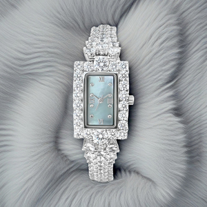 Reloj de Pulsera de Lujo para Mujer YD1008 con Logotipo Personalizado, Reloj de Joyería con Diamantes de Circonio para Mujer - Product Image 1