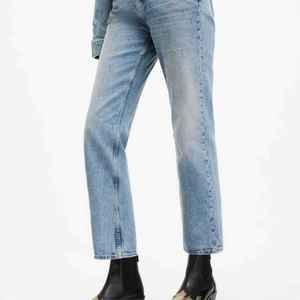 Jeans de Mezclilla Lavados de Cintura Alta, Corte Recto, Ajuste Regular, Casuales para Mujer, Alta Calidad, Venta al Por Mayor 2024 - Product Image 2