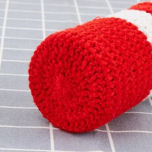 Manchon de tasse en crochet fait main universel, isolant thermique en fil, anti-chute, housse de protection pour bouteille, cadeau original pour verre - Product Image 4
